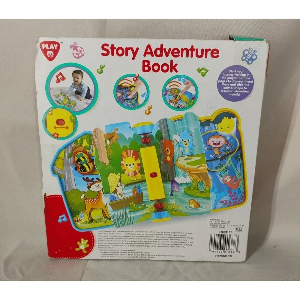 NIB Playgo Story Adventure Book‎ Musical Ages 6m+ Tested & Works Video
